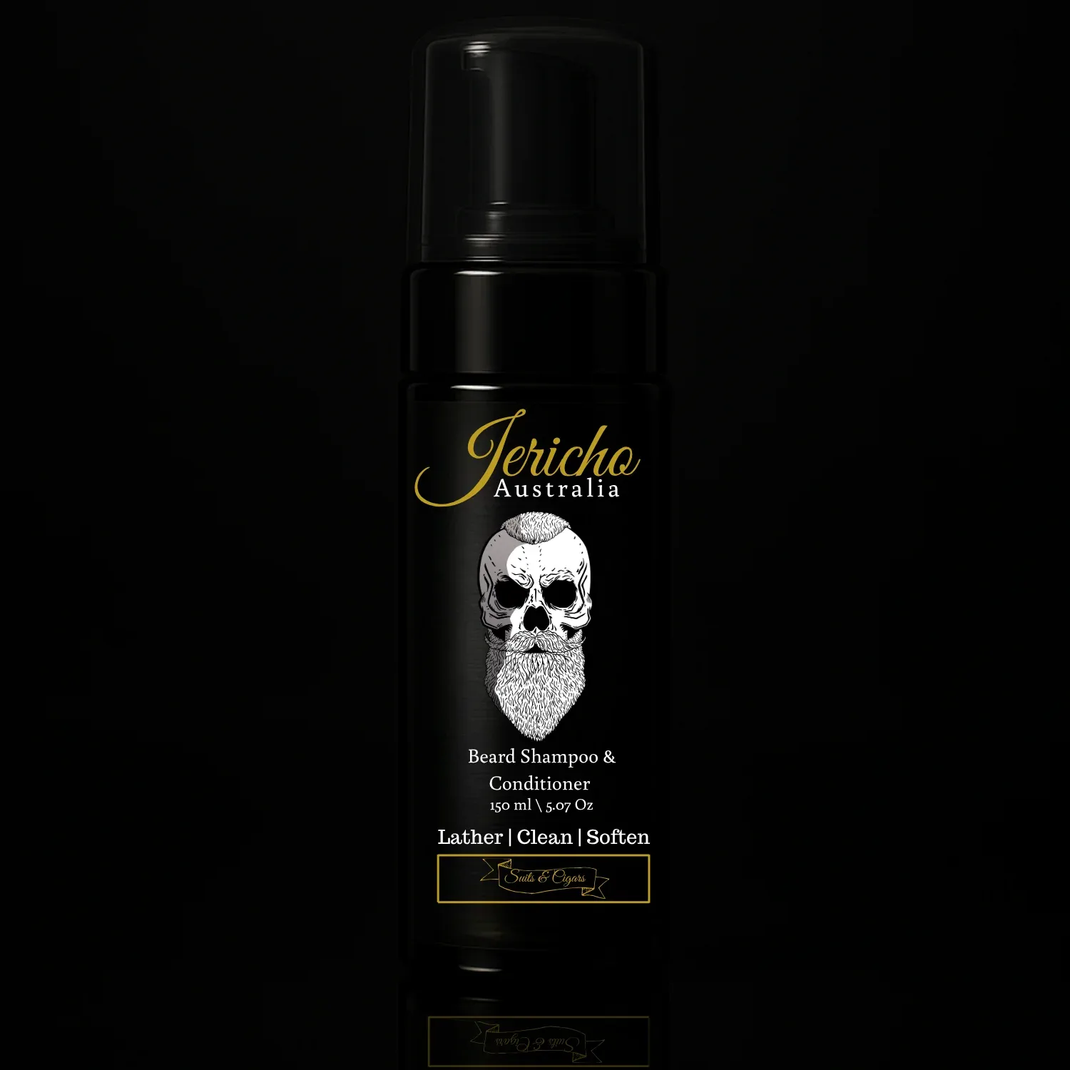 Jericho 2 in 1 Beard Shampoo & Conditioner 150ml Suits & Cigars