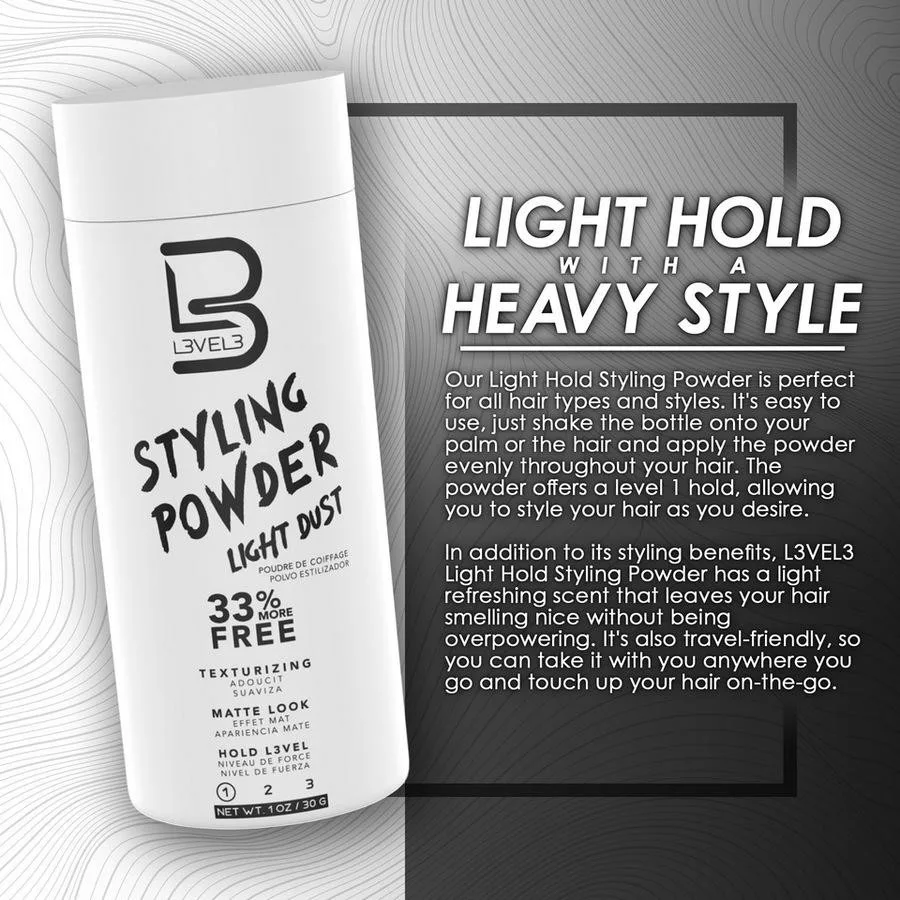 L3VEL3 Light Hold Styling Powder 30g - 3