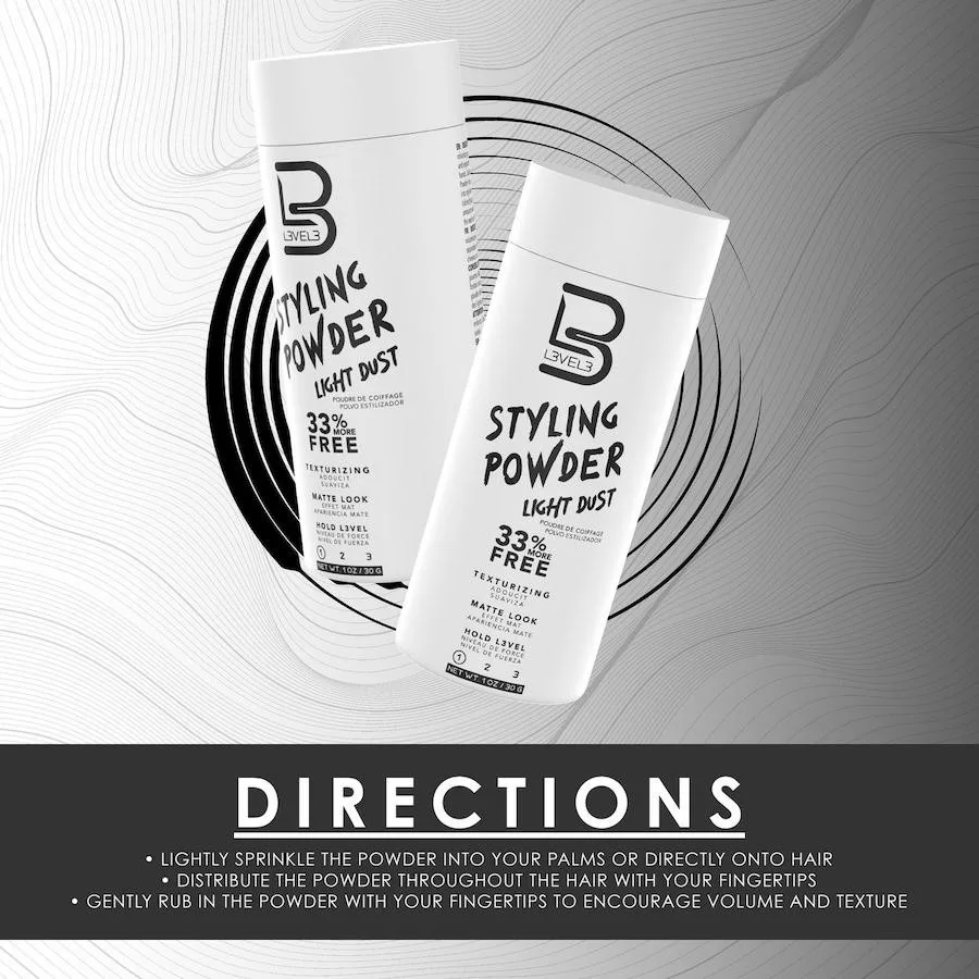 L3VEL3 Light Hold Styling Powder 30g - 4