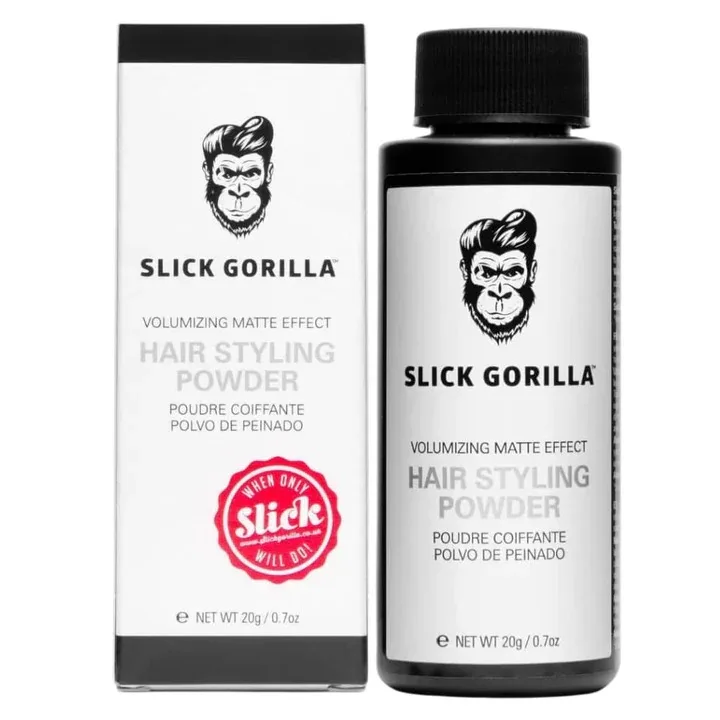 Slick Gorilla Hair Styling Powder - Volumizing Matte Effect 20g - 1